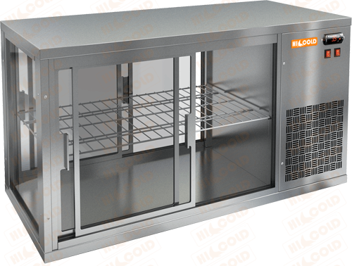 Настольная холодильная витрина сквозная  HICOLD  VRL T 900 R
